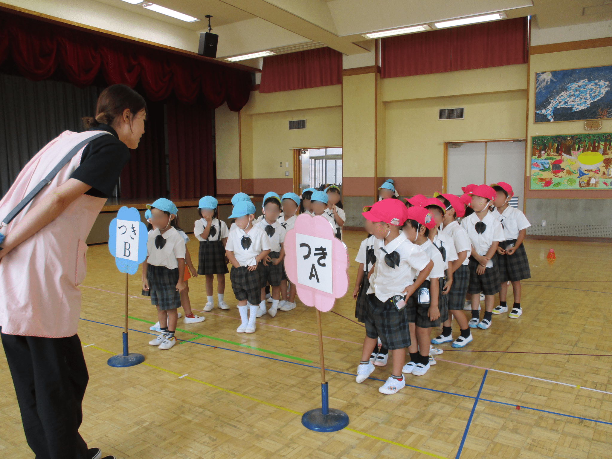開会式の練習中♪