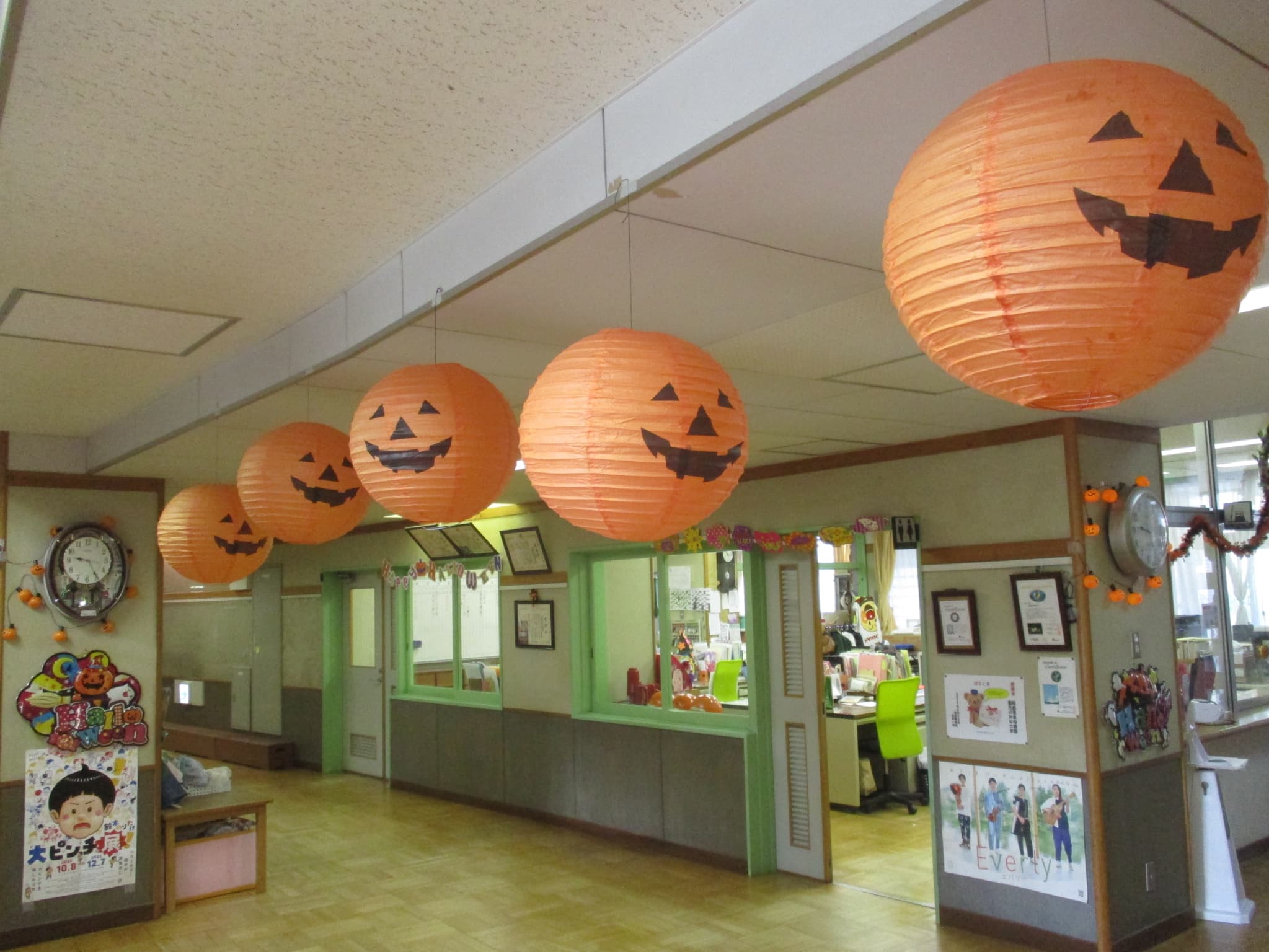 幼稚園が、、、