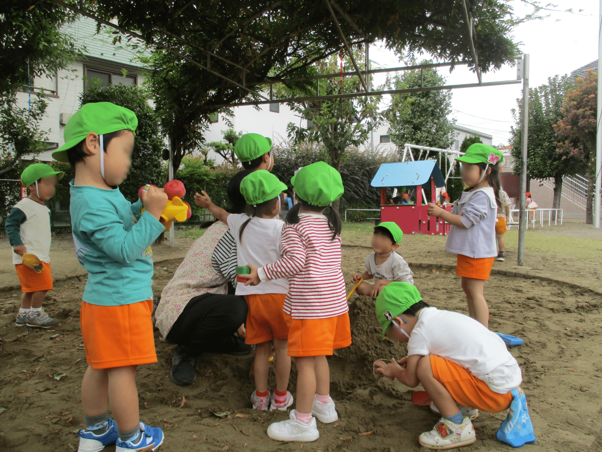 砂場遊び♪