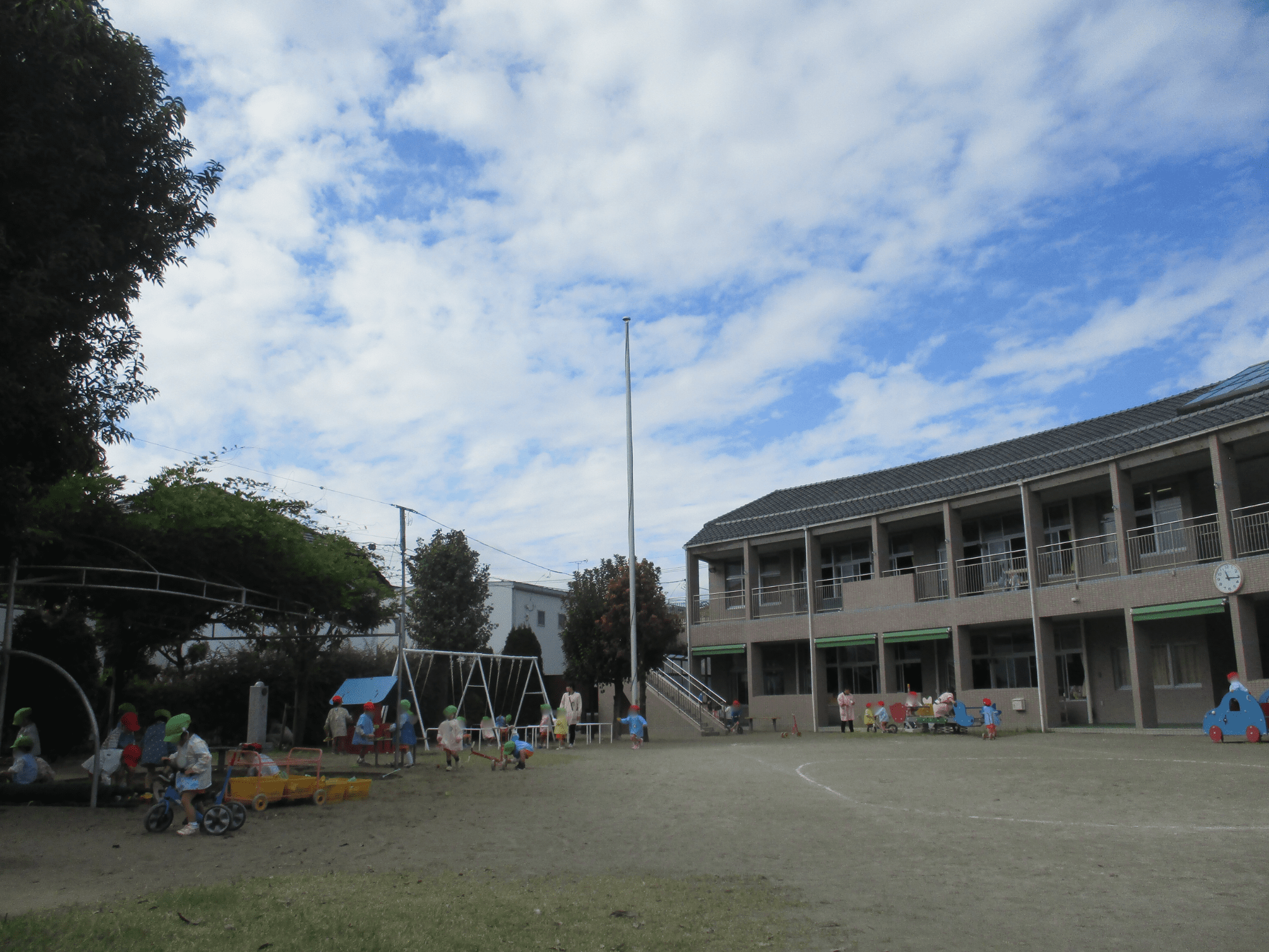 良い天気の中♪