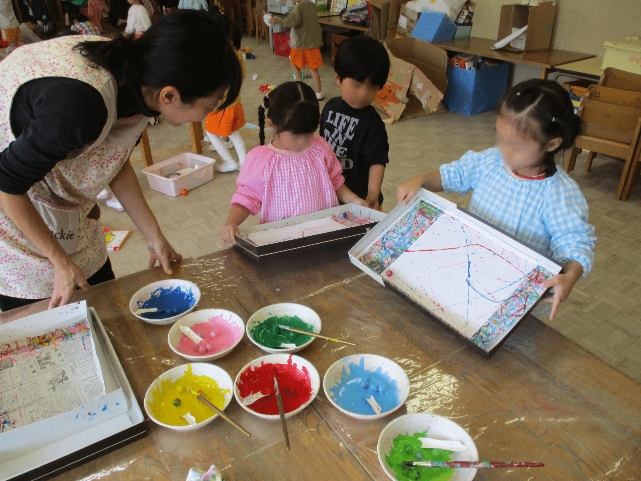 七五三の袋製作！