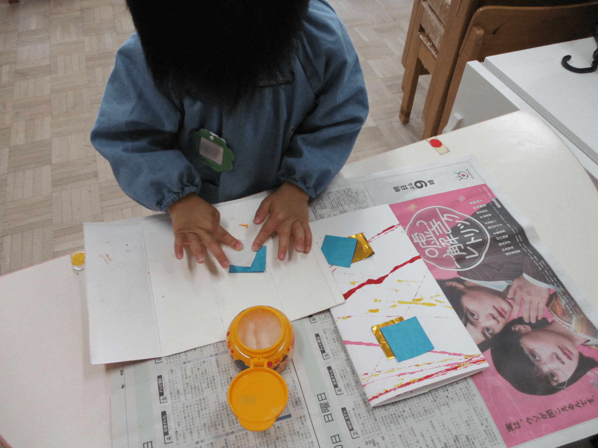 七五三の袋製作♪