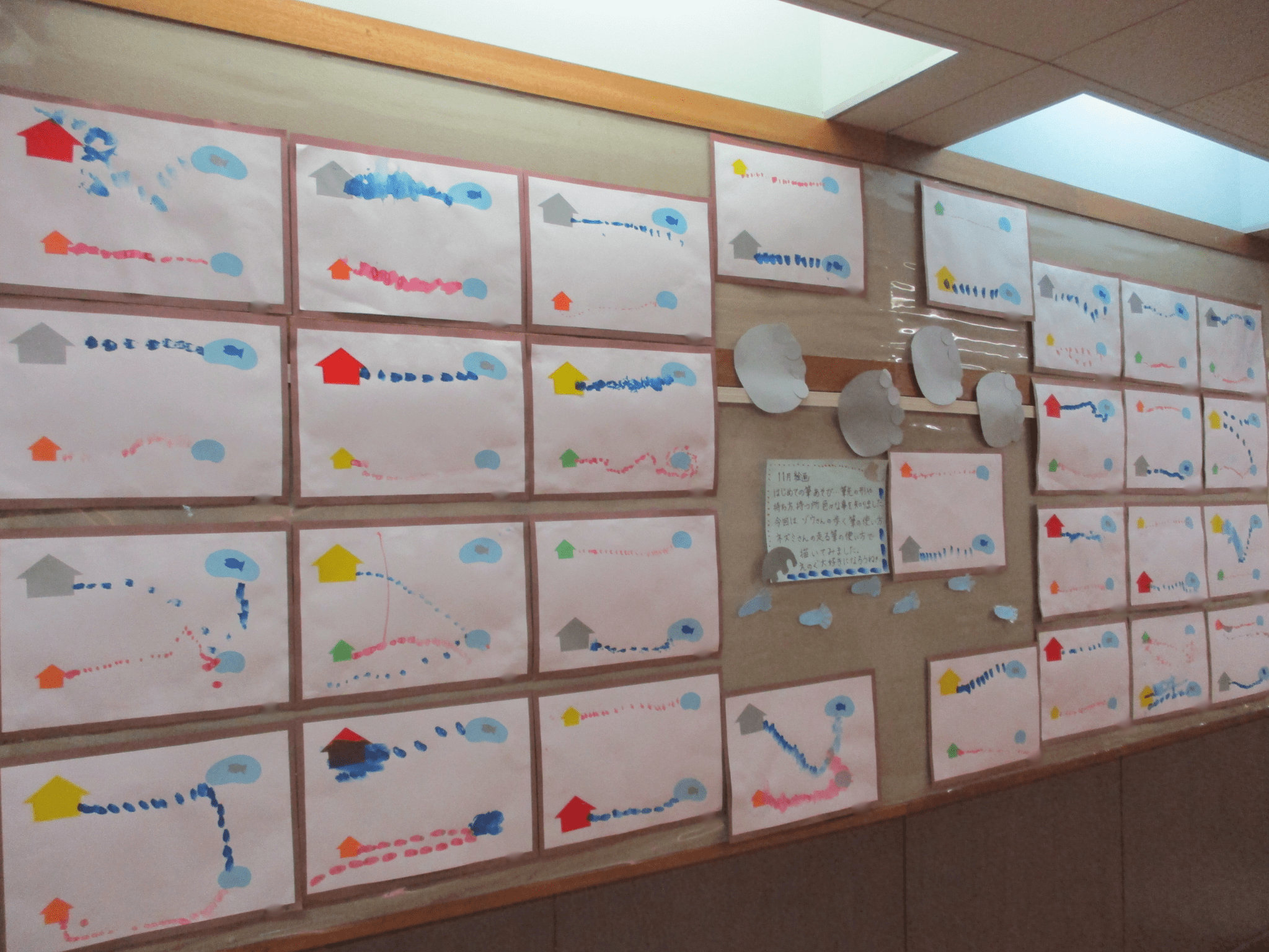 年少さんの絵画！