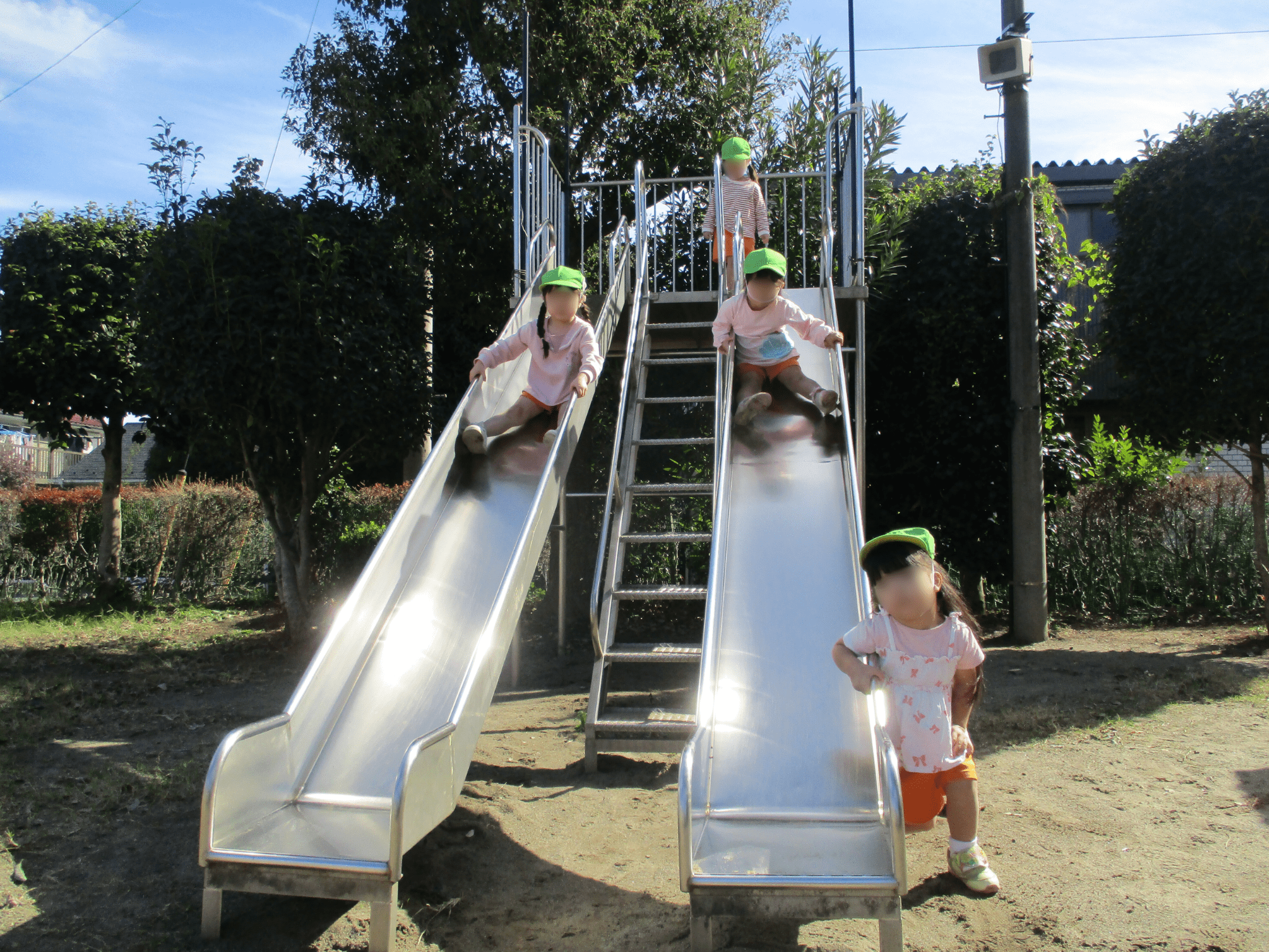 なが～い滑り台！