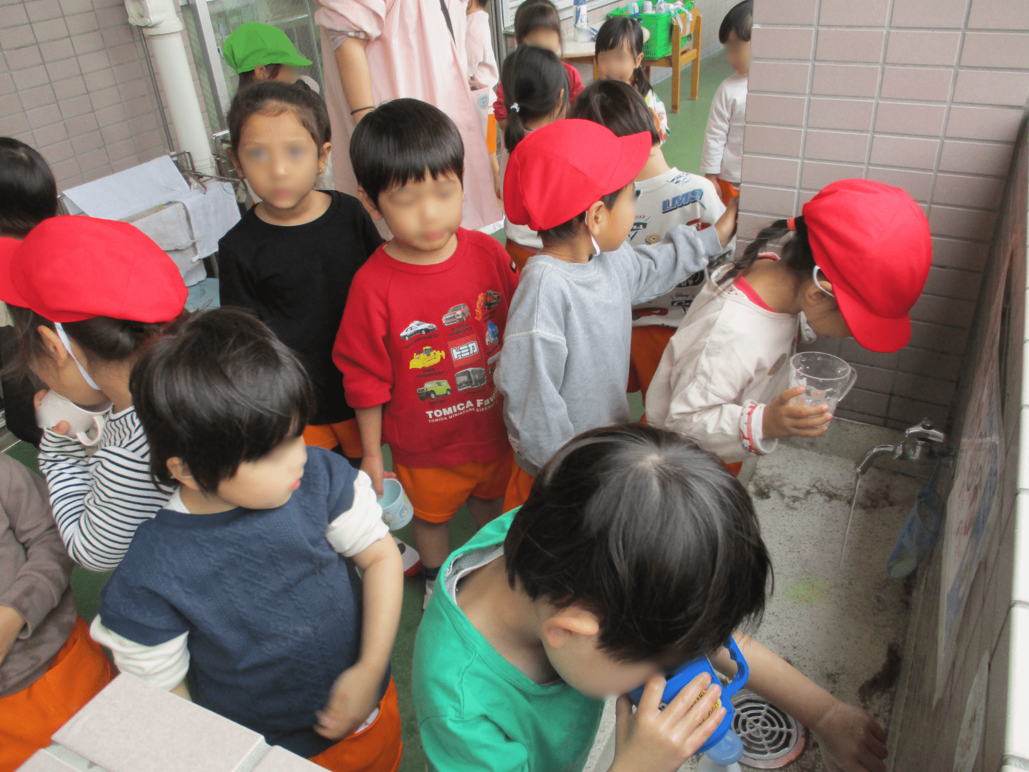 うがい手洗い♪