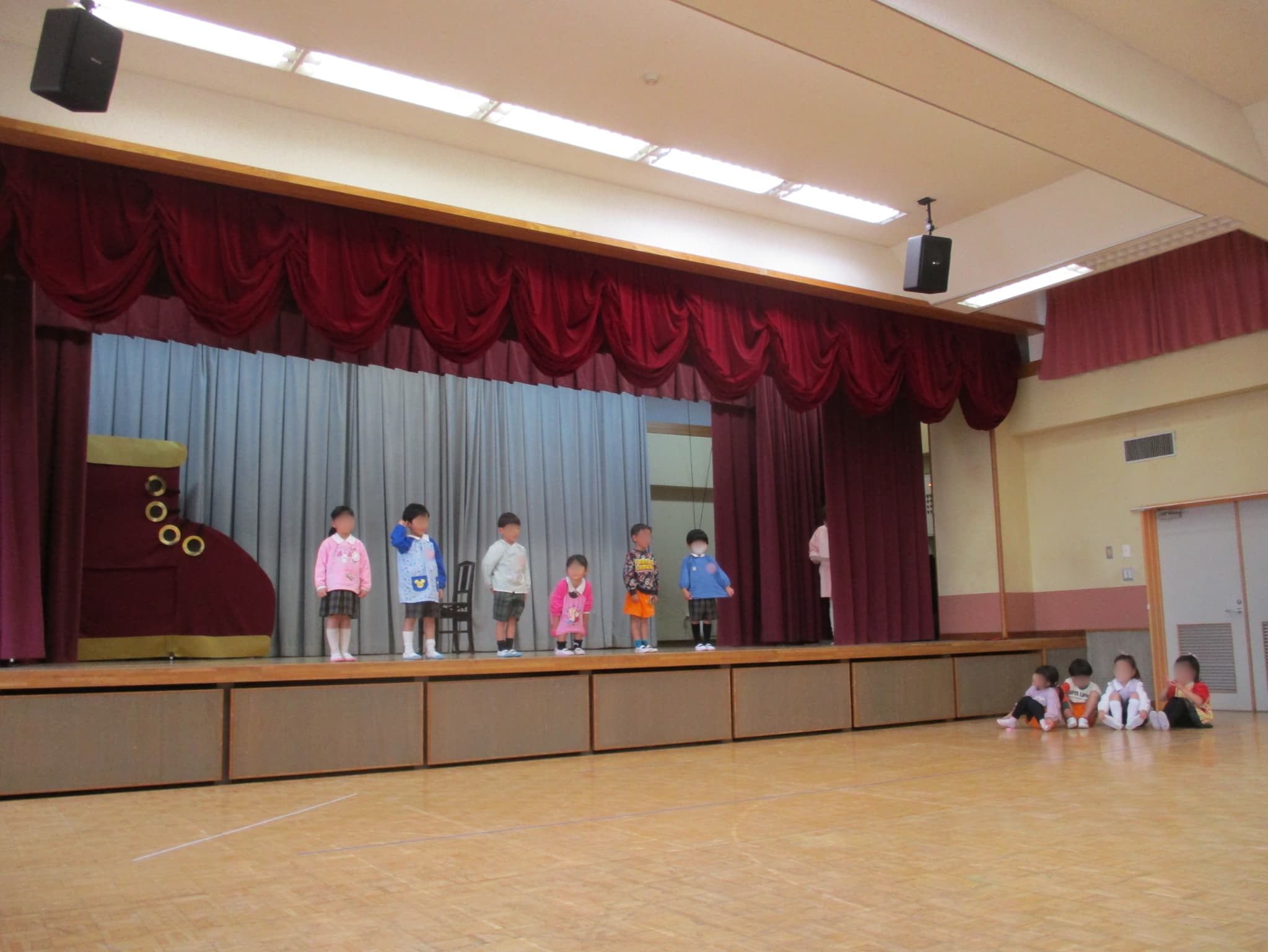 ホール練習！！