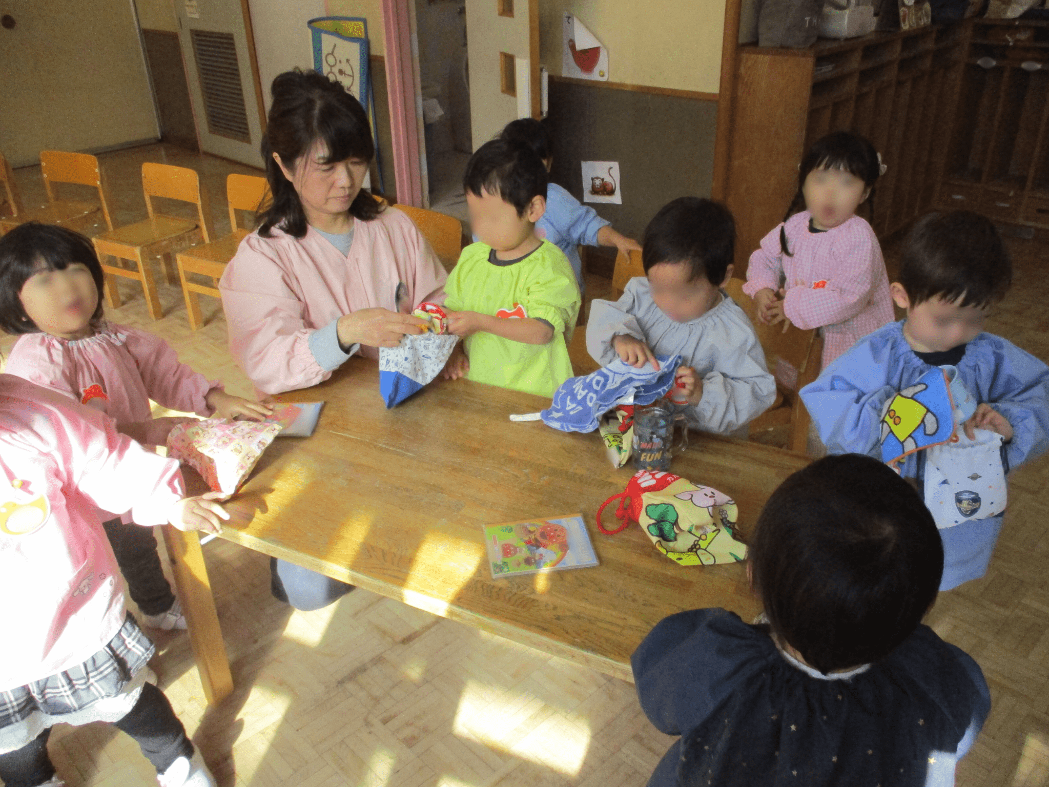 お帰りの準備！