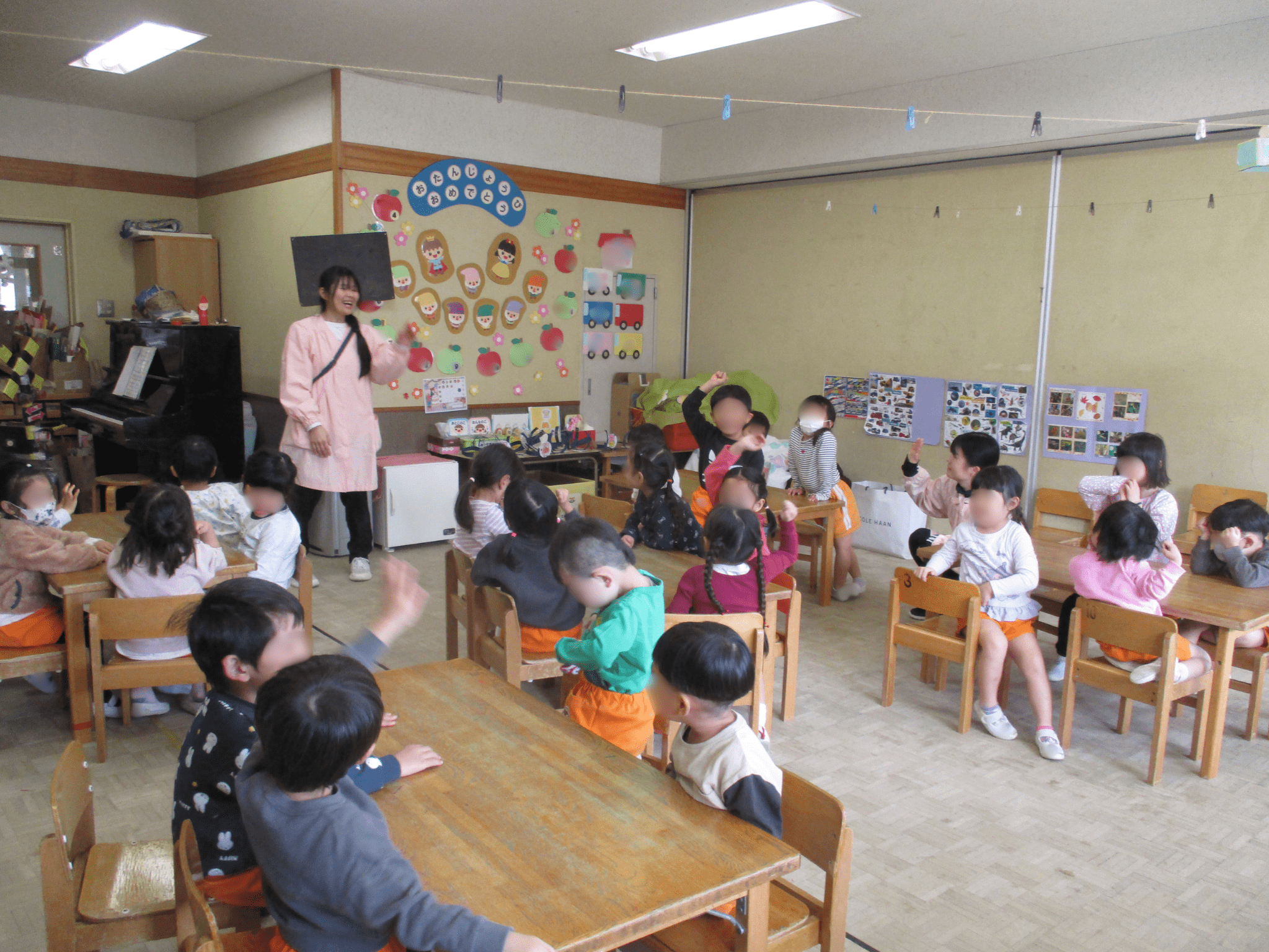 「がんばるぞ～！」