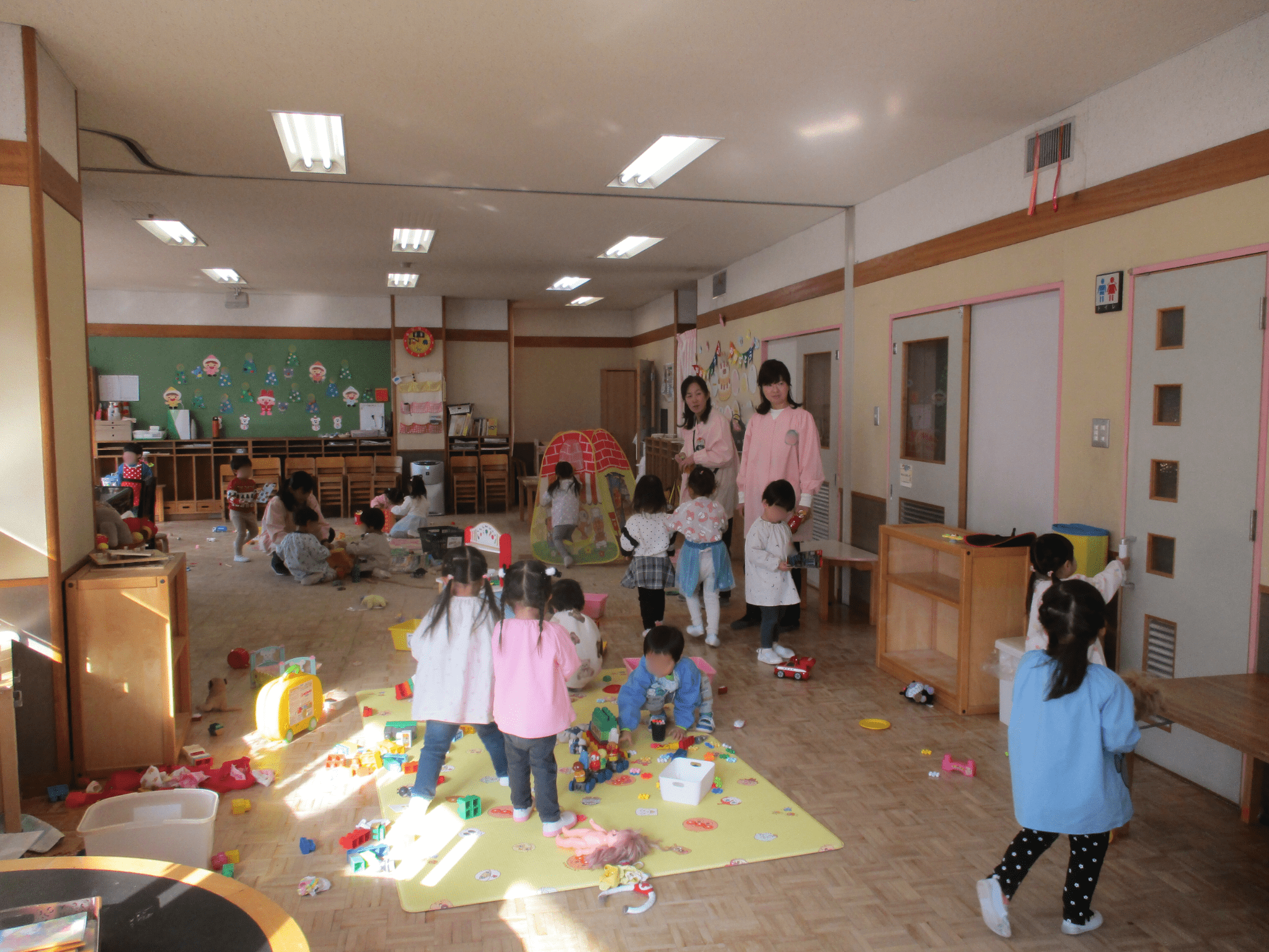 部屋をひろ～くしたよ♪