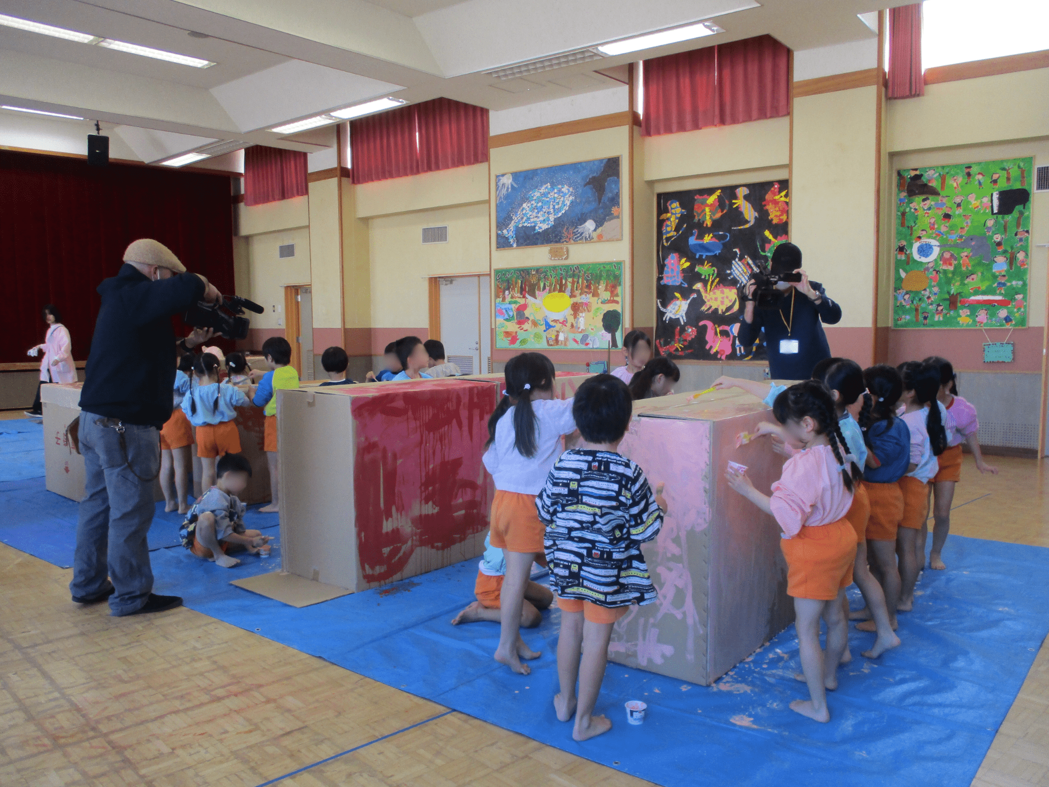 ホールにて！！