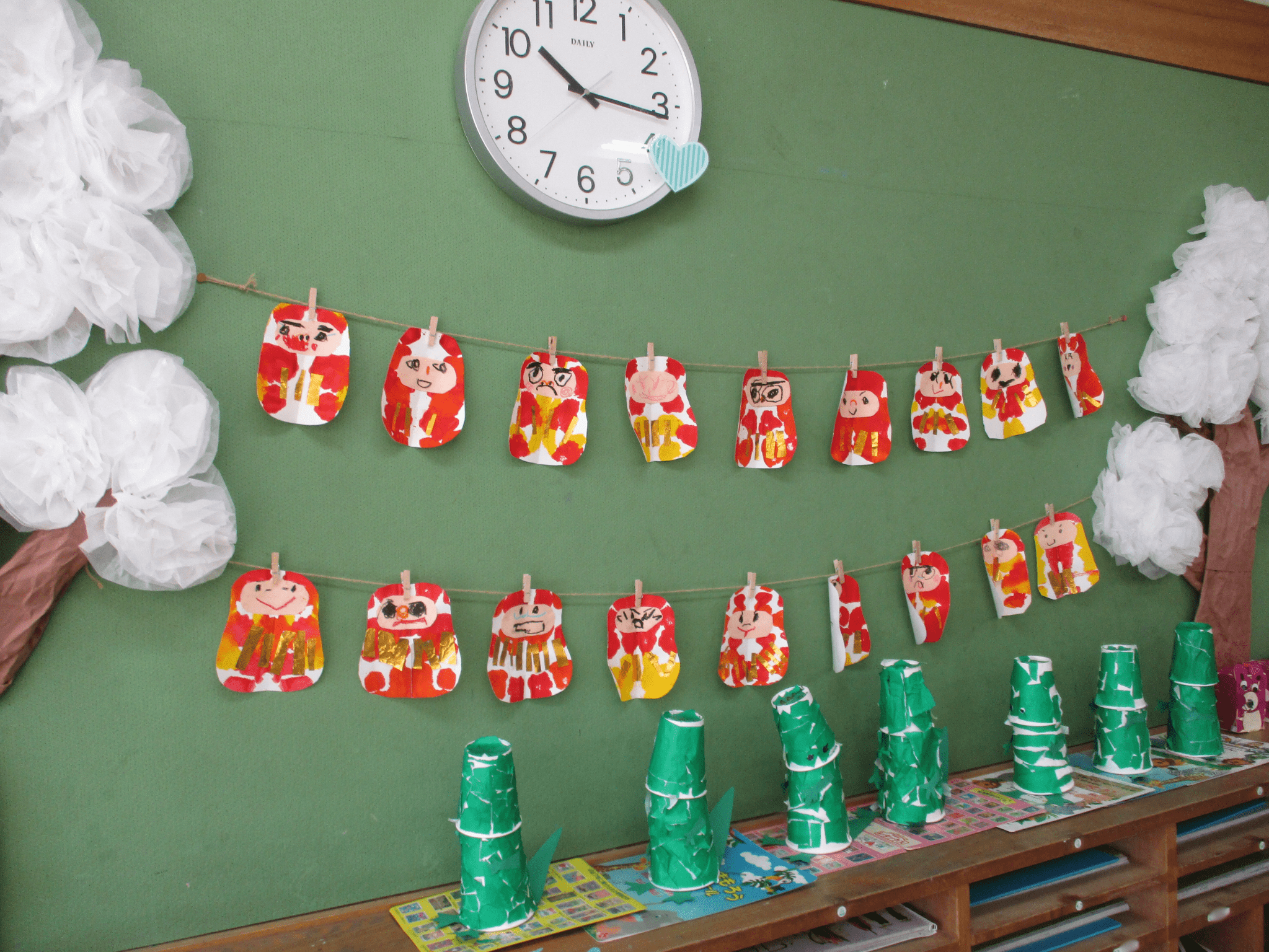 年中さんの壁面！