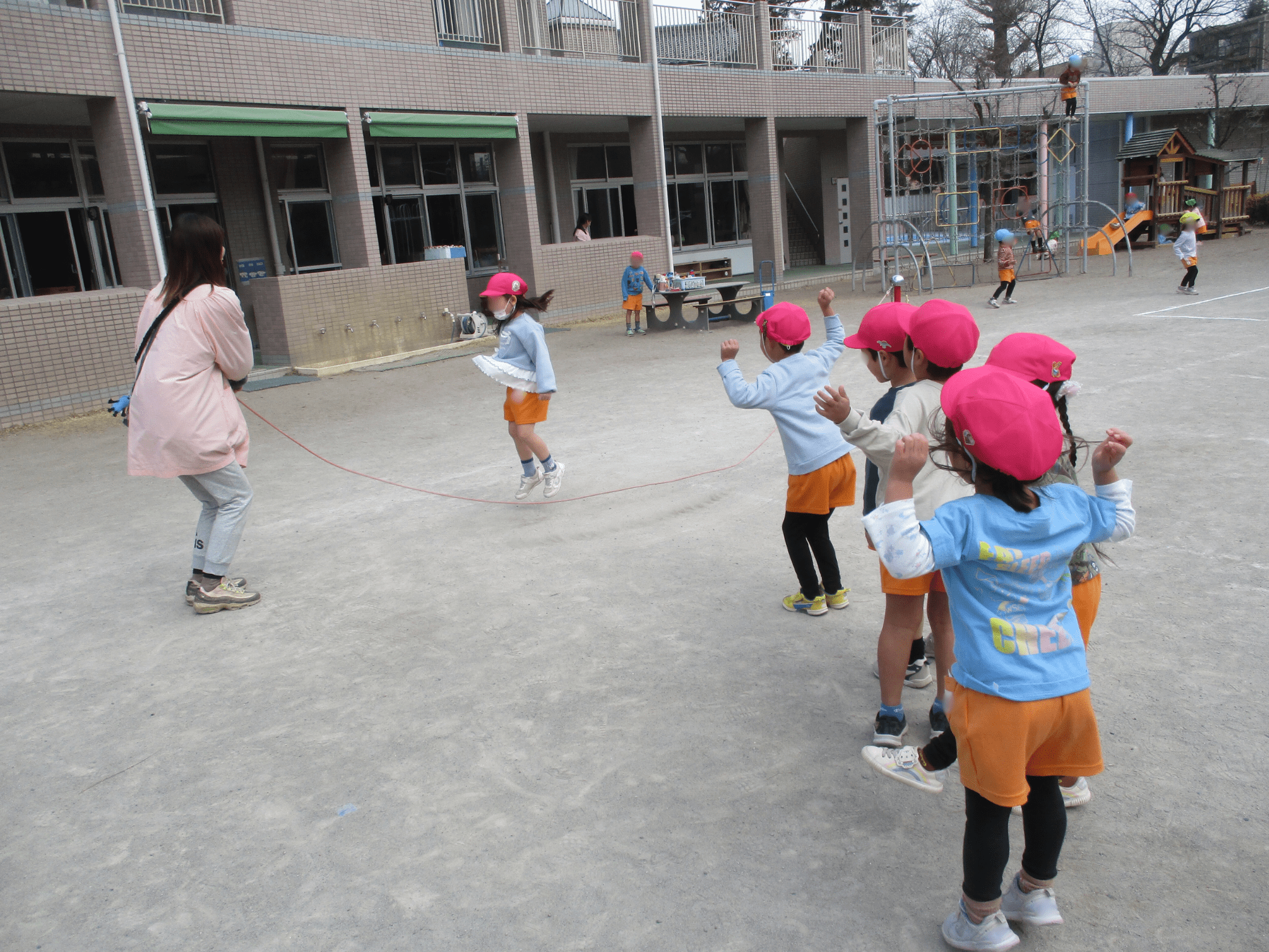 大繩飛び！！！