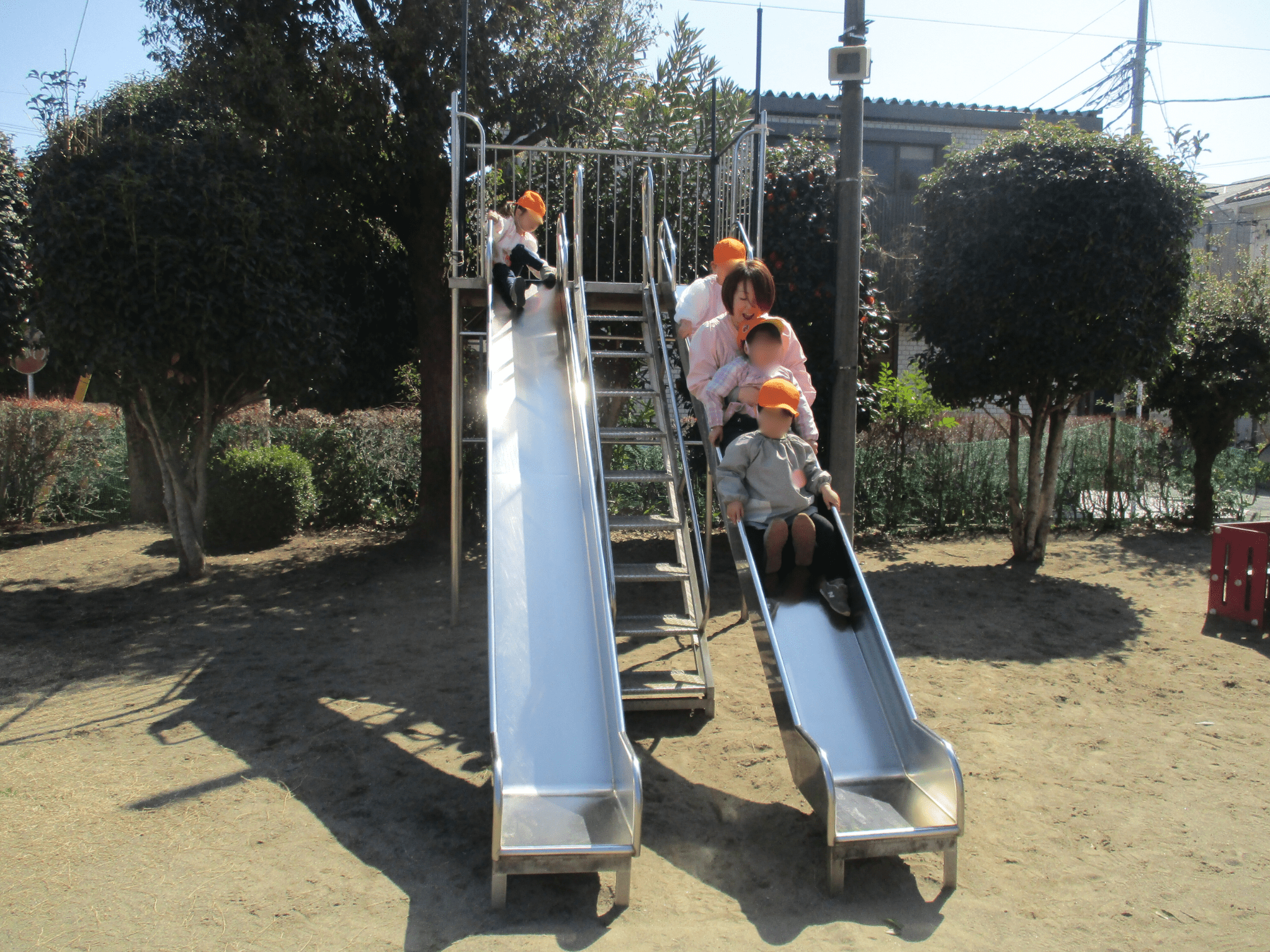 すべり台♪