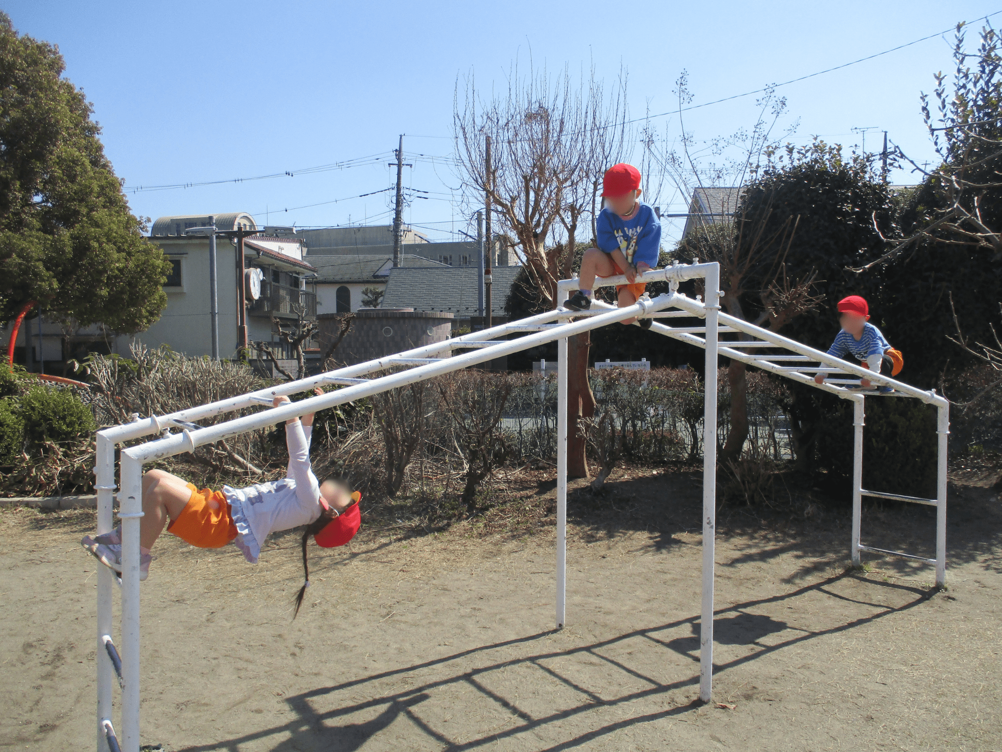 うんてい遊び♪