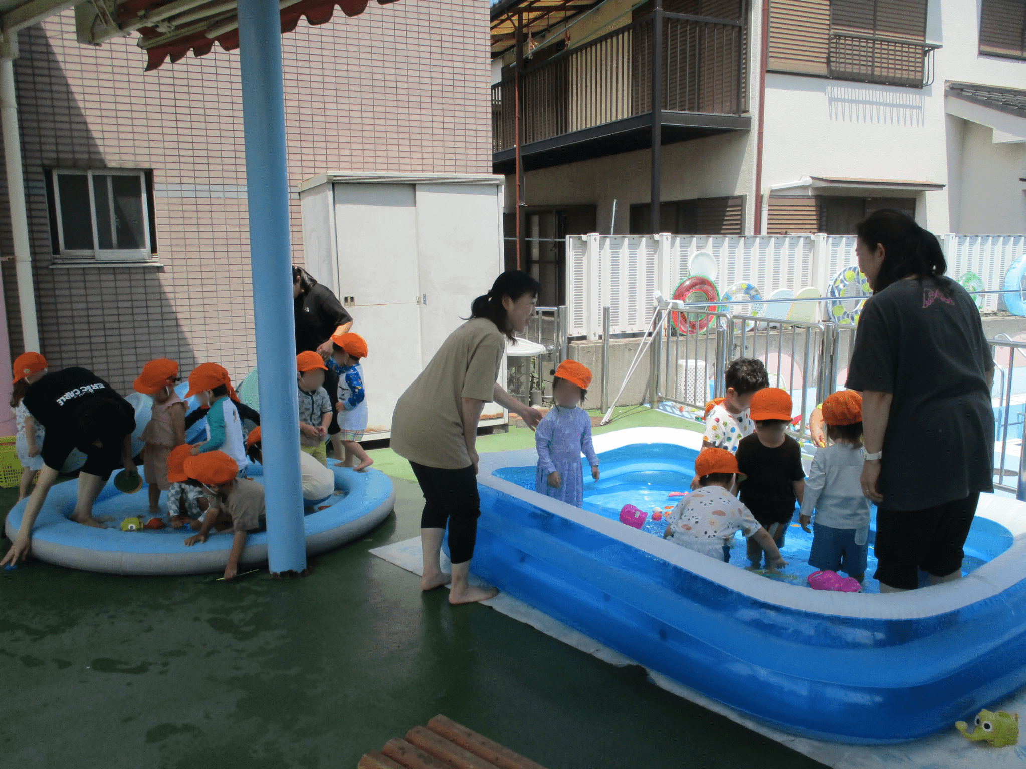水遊び♪